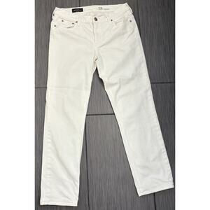 J.Crew Women's Jeans White Size 28 Matchstick Denim Stretch Cotton Blend